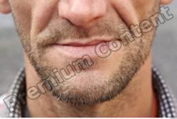 Mouth Head Man Athletic Bearded Street photo references